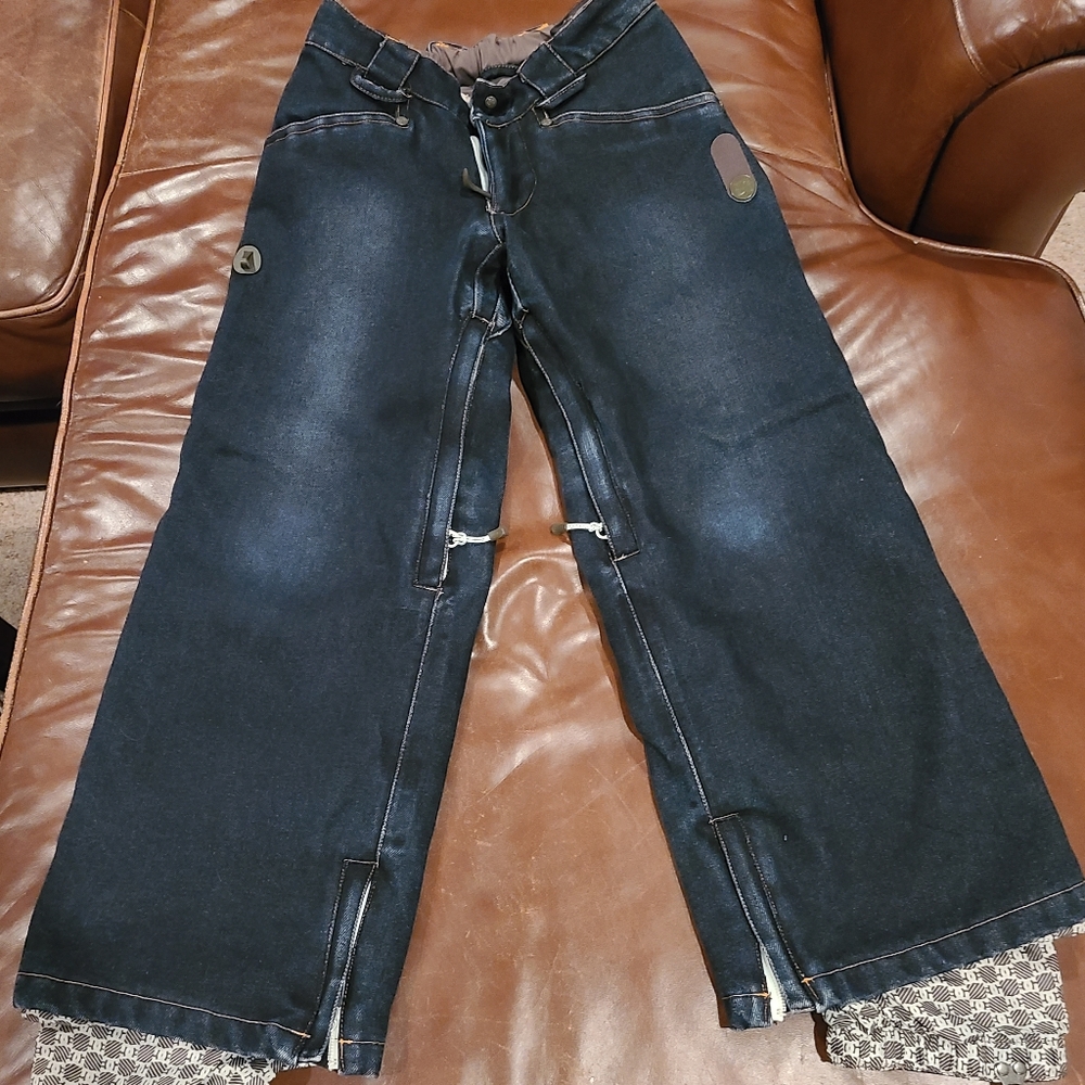 😎 Cool Denim Snow Pants for Kids